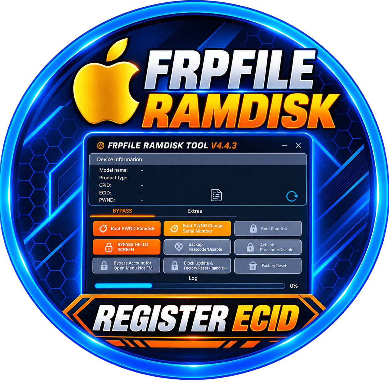 Registrar ECID  FRPFILE Ramdisk - Passcode  ( 5S ao X ) com rede
